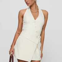 Elodia Playsuit Beige