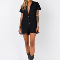 Vixen Romper Black