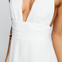 Got Me Started Romper White