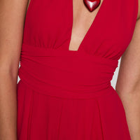 Got Me Started Romper Red