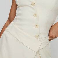 Elodia Playsuit Beige
