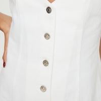 Damico Romper White