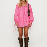 Praiza Playsuit Pink Stripe
