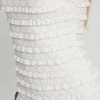 Ayver Strapless Playsuit White
