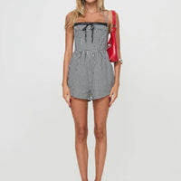 Trynia Romper Black / White Gingham