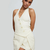 Elodia Playsuit Beige