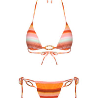 Intrinsic Tie Bikini Bottoms Orange Multi