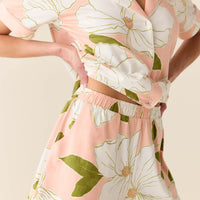 Maren Cloud Jersey PJ Set in Magnolia
