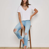 High Line Distressed Skinny Jean
