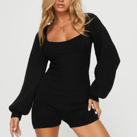 Bohemia Romper Black
