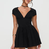 Marcelle Romper Black
