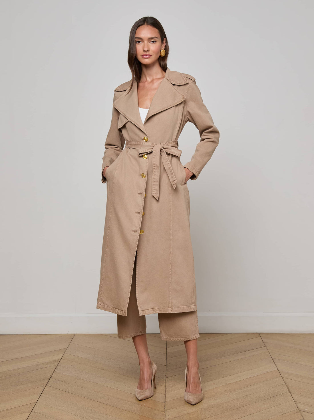 Zavia Denim Trench Coat