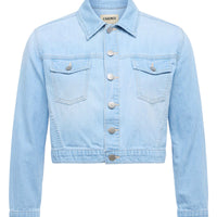Koda Cropped Chambray Jacket