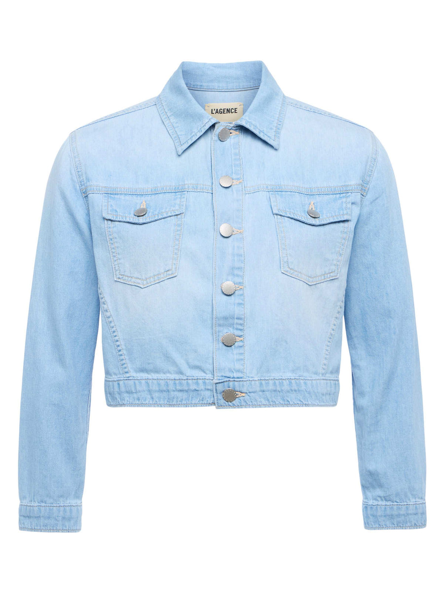 Koda Cropped Chambray Jacket