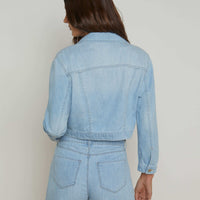 Koda Cropped Chambray Jacket