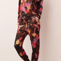 Shari Cloud Jersey PJ Set in Twilight Garden