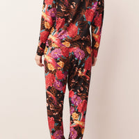 Shari Cloud Jersey PJ Set in Twilight Garden