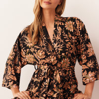 Julia Cloud Jersey PJ Set in Damask