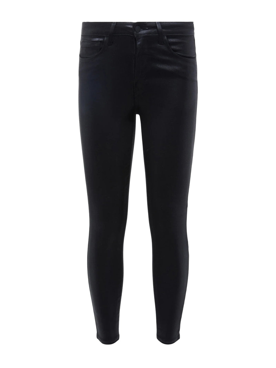 Margot Coated Cropped Skinny Jean