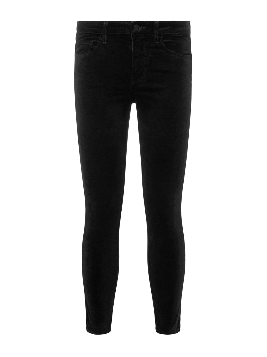 Margot Velvet Cropped Skinny Jean