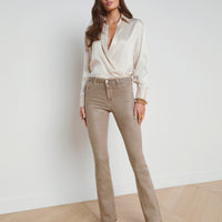 Selma Coated Bootcut Jean