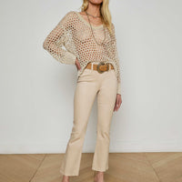 Tati Coated Bootcut Jean
