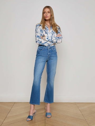 Tati Cropped Micro Boot Jean