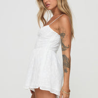 Jaziel Romper White