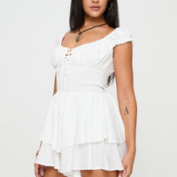Sullivans Tie Up Romper White