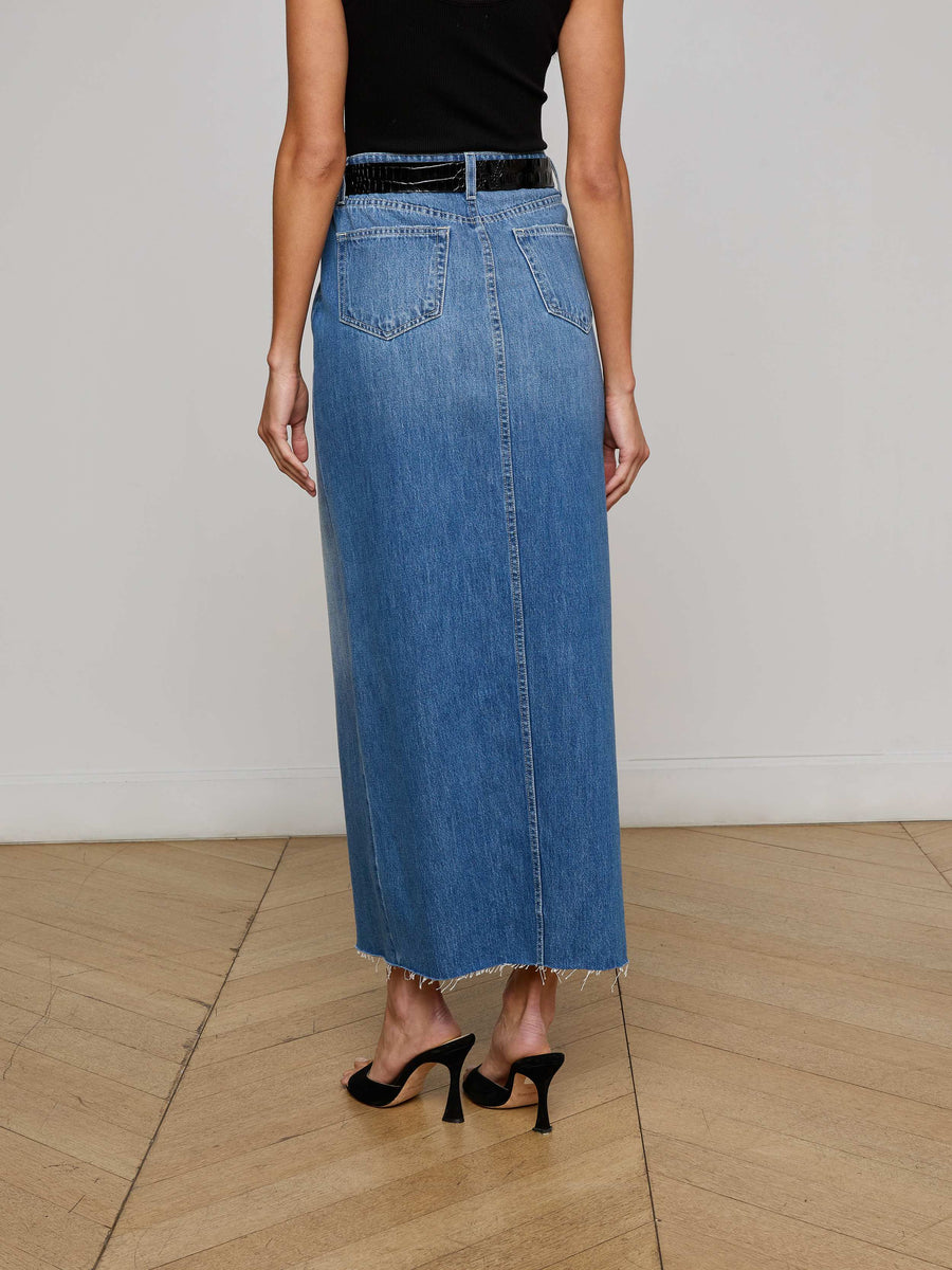 Rysa Denim Maxi Skirt