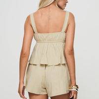 Spectra Romper Beige