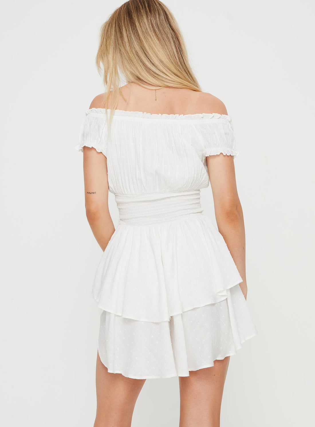 The Love Galore Romper White Tall