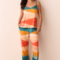 Bree Cloud Jersey PJ Set in Sunset