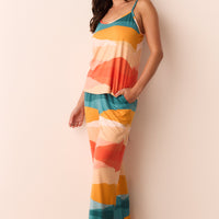 Bree Cloud Jersey PJ Set in Sunset
