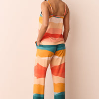 Bree Cloud Jersey PJ Set in Sunset