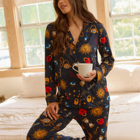 Winter Cloud Jersey PJ Set in Mystic