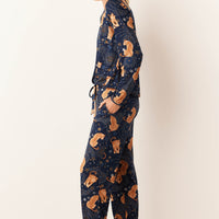 Shari Cloud Jersey PJ Set in Cosmic Jungle