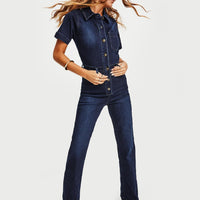 Muro Denim Jumpsuit Blue