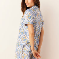 Maren Cloud Jersey PJ Set in Villeroy