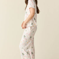 Alyssa Summer Jersey PJ Set in Mermaids