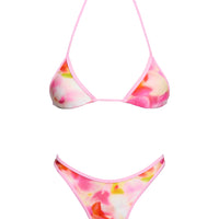 Sandbar Triangle Bikini Top Pink Floral