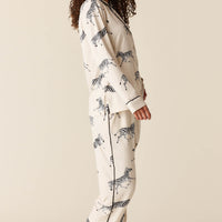 Winter Cloud Jersey PJ Set in Animalia